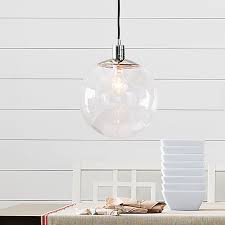 Globe Pendant Clear Pendent Lighting Globe Pendant Light Glass Globe Pendant