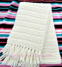 Click on the link to the blog for the full pattern if you like but the full pattern is. Cozy Scarf Knitting Pattern