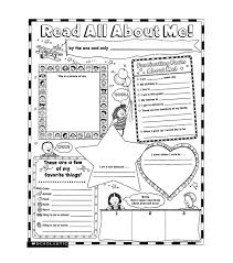 Scholastic Teaching Resources Personal Poster Sets Read All About Me Joann Learning Poster All About Me Poster Student Of The Week