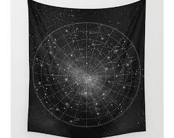 Constellation Wall Tapestry Wall Hanging Star Map