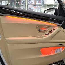 3 Colors Ambient Lighting Of Bmw F10 Bmw Interior Bmw Car Lights
