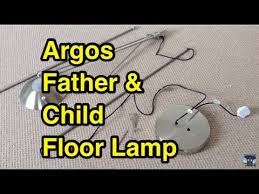 argos home father and child uplighter