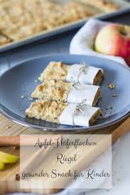 Apfel Haferflocken Riegel Gesunder Snack Lieblingszwei Foodblog Rezept Gesunde Snacks Zwischenmahlzeit Rezepte