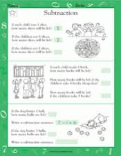 Jun 11, 2019 · the following collection of free 4th grade maths word problems worksheets cover topics including addition, subtraction, multiplication, division, mixed operations, fractions, and decimals. Subtraction Word Problems Worksheet Grade 1 Teachervision