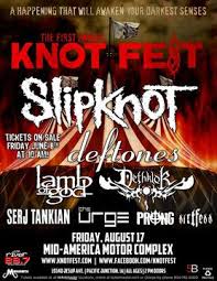 This is on top of their previously booked dates in june, tours in other regions, and knotfest brasil, knotfest bogota, and knotfest chile dates. Knotfest Wikipedia