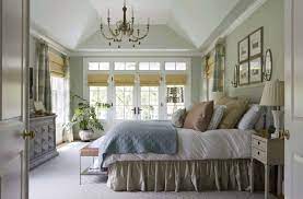 The large bright master has a cathedral ceiling. Vaulted Ceiling Lighting Bedroom Collections Roshe Run Fly Decor