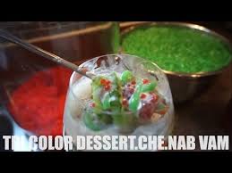 Nothing beats a bowl of cool cendol on hot days, especially if you have a 'kaw' (strong) one made just the way you like it. How To Make Cendol Nab Vam Che Tri Color Dessert Youtube Desserts Dessert Drinks Coconut Jam
