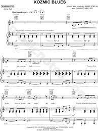 Janis Joplin Kozmic Blues Sheet Music In A Minor Transposable Download Print Sku Mn0176844