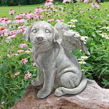 Design Toscano 10 In H Large Loving Friend Memorial Pet Dog Statue Ly7154092 The Home Depot In 2020 Dog Grave Ideas Pet Memorials Dog Angel