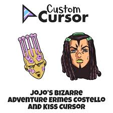 JoJo's Bizarre Adventure Ermes Costello and Kiss cursor – Custom Cursor