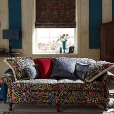 Color palettes, stencils and frieze papers, textiles and tile to add color, all informed by period conventions and your personal taste. Arts And Crafts Style Just Fabrics