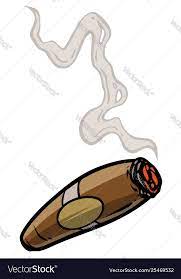 Cartoon Lit Cigar With Smoke Royalty Free Vector Image Affiliate Cigar Smoke Cartoon Lit Ad Cartoon Smoke Vector Free Samurai Helmet