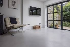 Microcement Kitchen Floor The Resin Floor Company Concrete Kitchen Kitchen Flooring Microcement Floors