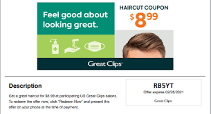 Cost cutters coupon for money off hair cut for may 2019. 8 99 Great Clips Coupons 2021 Printable In 2021 Great Clips Coupons Haircut Coupons Great Clips Haircut