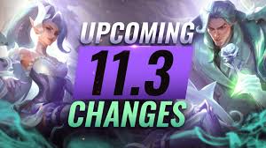 League of legends' patch 11.3 adds a total of 11 new skins from the lunar beast, crystal rose, and withered rose lines. Massive Changes New Buffs Nerfs Coming In Patch 11 3 League Of Legends Youtube