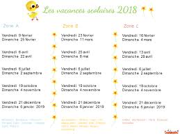 Un bon moyen d'organiser ses prochains congés avec ses proches. Calendrier Octobre 2018 Vacances Scolaires