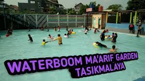 Waterboom ma'arif garden merupakan salah satu tempat wisata menarik yang terletak di sukarindik, kec. Waterboom Ma Arif Murah Meriah Cuma 10ribu Youtube