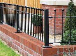 Railings Wallington House Entrance Front Garden Morden