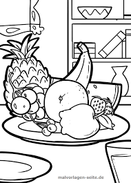 Malvorlage Obst Fruchte Kostenlose Ausmalbilder Ausmalbilder Ausmalen
