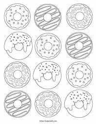 9 Free Printable Donut Coloring Pages Donut Coloring Page Free Printable Coloring Sheets Coloring Stickers