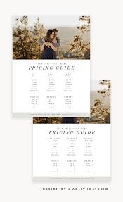 Photography Price List Template Photography Pricing Guide Photography Sell Sheet Photography Flyer Marketing Instant Download Photography Price List Template Pricing Guide Photography Photography Price List