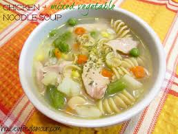 Homemade vegetable soup utilizing frozen veggies that is packed full of flavor and on your table in less than 45 minutes. Chicken And Mixed Vegetable Soup