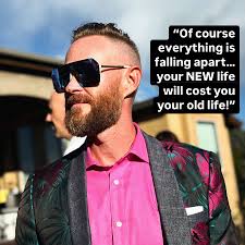 _”Of course everything is falling apart... your new life will cost you your  old life.”_ We often forget that growth requires letting go. Transformation  demands that the things we once held tightly—the