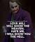Comfort Joker Quote