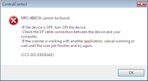 Windows 10, windows 8.1, windows 7, windows vista, windows xp The Error Message Xxxx Cannot Be Found Cc3 202 03031b02 Appears When Scanning A Document Using Controlcenter3 On Windows 7 With The Usb Connection Brother