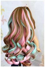 Your Place To Buy And Sell All Things Handmade 50863 Dyed Hair Dyedhair American Girl Do In 2020 Unicorn Hair Color Cute Hair Colors American Girl Doll Hairstyles