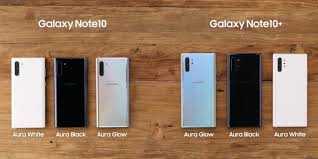Galaxy Note 10 Vs Galaxy Note 10 Plus All The Major