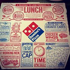 Domino S Pizza Box Is Starting To Look Like Flipboard Dominos Pizza Pizza Boxes Domino