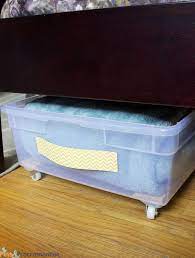 Under Bed Storage Diy Plastic Underbed Drawers Pins And Procrastination Under Bed Storage Diy Storage Bed Bed Storage