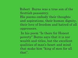 Since the time of the reformation and the union of the crowns of england and. Robert Burns Ppt Video Online Download