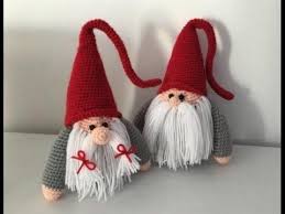 gnomo em croche lidia crochet tricot deco noel tricot crochet noel crochet