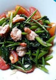 Resep Tumis Kangkung Udang Lan Terasi Oleh Ayu Maha Recipe Resep Tumis Tumis Terasi