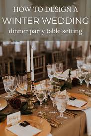 Get your friends and family round the table, pour a glass of wine and serve up something amazing. A Winter Dinner Party Wedding An Intimate Celebration Heather Bien Winter Dinner Party Wedding Dinner Table Setting Winter Wedding Table