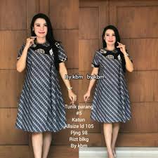 Baju kebaya kartini berhijab, desain baju kebaya kartini, wa 0816355490, foto baju kebaya kartini. Dress Batik Parang Lengan Pendek Desain Dress Model Sekarang Shopee Indonesia