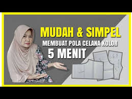 Membuat pola dasar celana kulot dengan benar. Cuma 5 Menit Cara Membuat Pola Celana Pendek Part 1 Belajar Menjahit Bagi Pemula Litetube