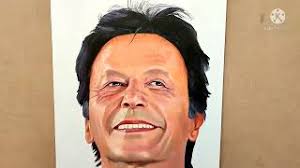 painting of imran khan/portrait painting 🎨 tutorial #pti #imrankhan  #pmimrankhan
