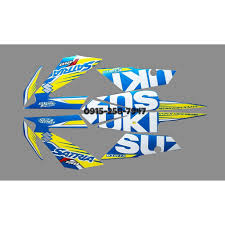 Raider Fi 150 Motogp Blue 17 Stock Decal Sticker Shopee Philippines
