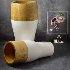 عرض اليوم وصل طقم فازات مكون من قطعتين بمقاسين مختلفين بتصميم مودرن من اخشاب المانجو عالية الجودة و المتانة والاناقة decor home decor napkin rings