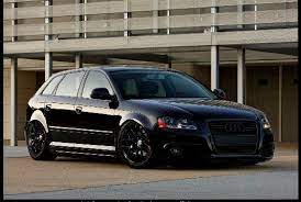Black Audi A3 Blacked Out Black Alloys Black Audi Audi Motor Audi Wagon