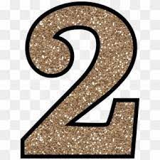 Clip Art Transparent Numbers Gold Glitter Glitter Number 2 Png Png Download Gold Glitter Free Printable Numbers Little Mermaid Birthday