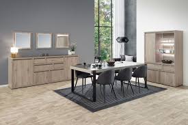 Buffet Bahut Contemporain 196 Cm Chene Clair Gris Beton California Matelpro Salle A Manger Moderne Salle A Manger Ikea Salle A Manger Complete