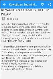 Learn vocabulary, terms and more with flashcards, games and other study tools. Kewajiban Suami Syariat Islam Pour Android Telechargez L Apk