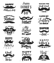 You can write a book, you can make a movie, you can paint a painting, but having kids is really the most extraordinary thing i have. Father Day Hand Drawn Lettering Quotes With Greeting Wishes And Royalty Free Cliparts Vectors And Stock Illustration Image 108998231