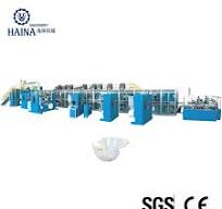Intelligent HMI Touch Screen Cotton Core Diaper Machine