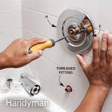 Manufactured from the same solid surface material as our swanstone wall kits for a perfect color and material match. Bathroom Ideas Replace Tub And Shower Faucet Trim Diy