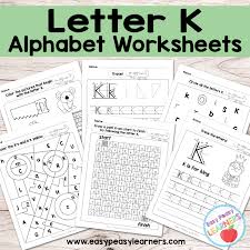 Alfabeto western.k letter designs, alphabet letters design, alphabet and numbers. Letter K Worksheets Alphabet Series Easy Peasy Learners